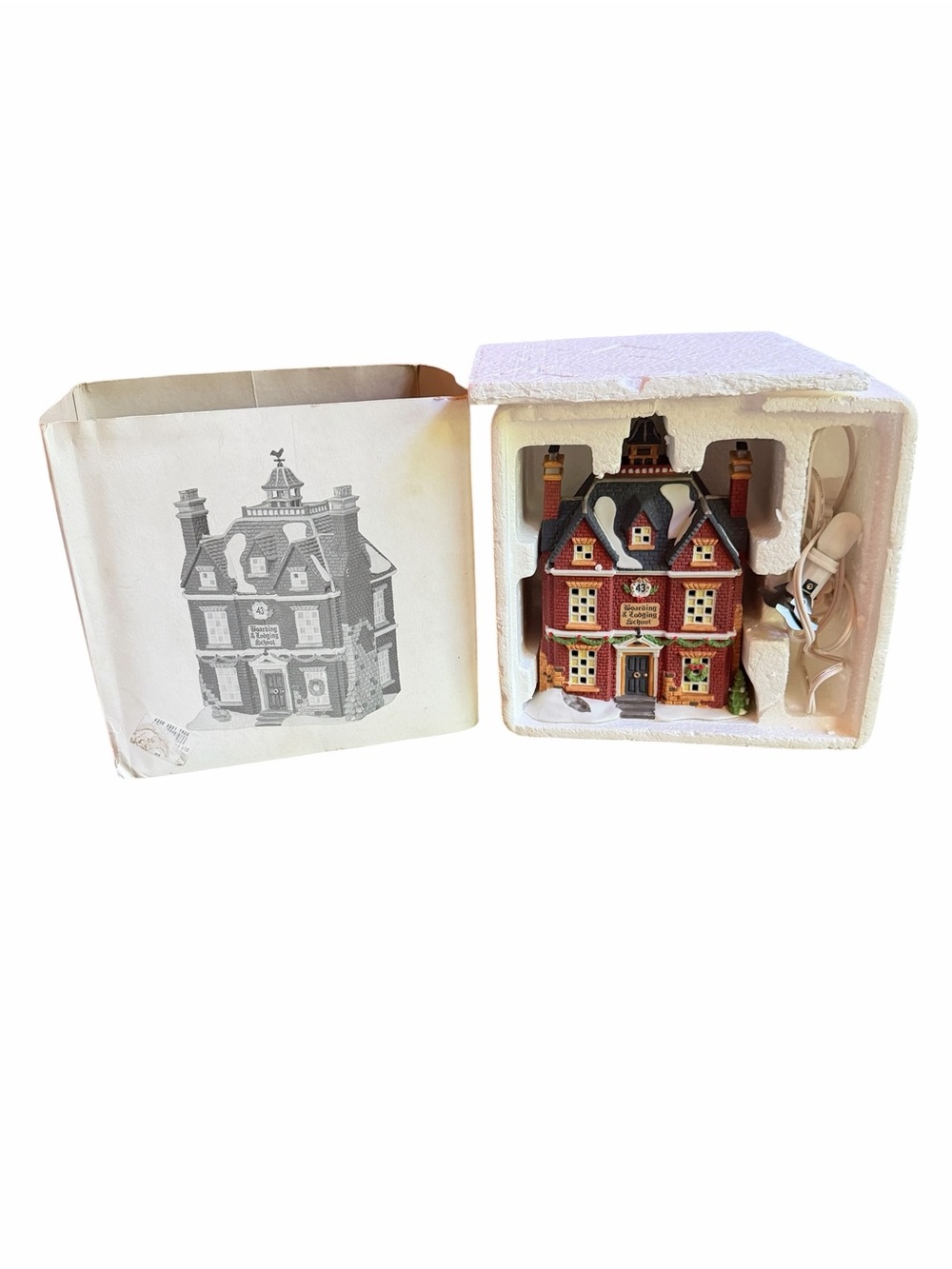 1994 Dept. 56 Dickens’ Village Series “Boarding & Lodging School” Collectible